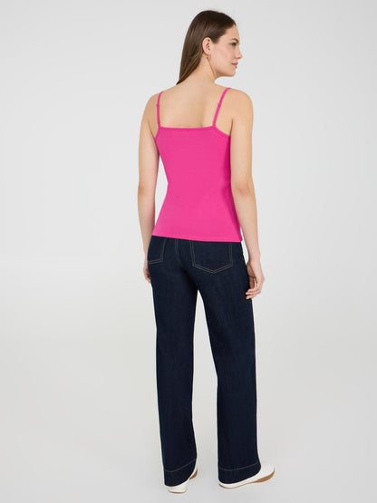 Lace Trim V-Neck Tank Top