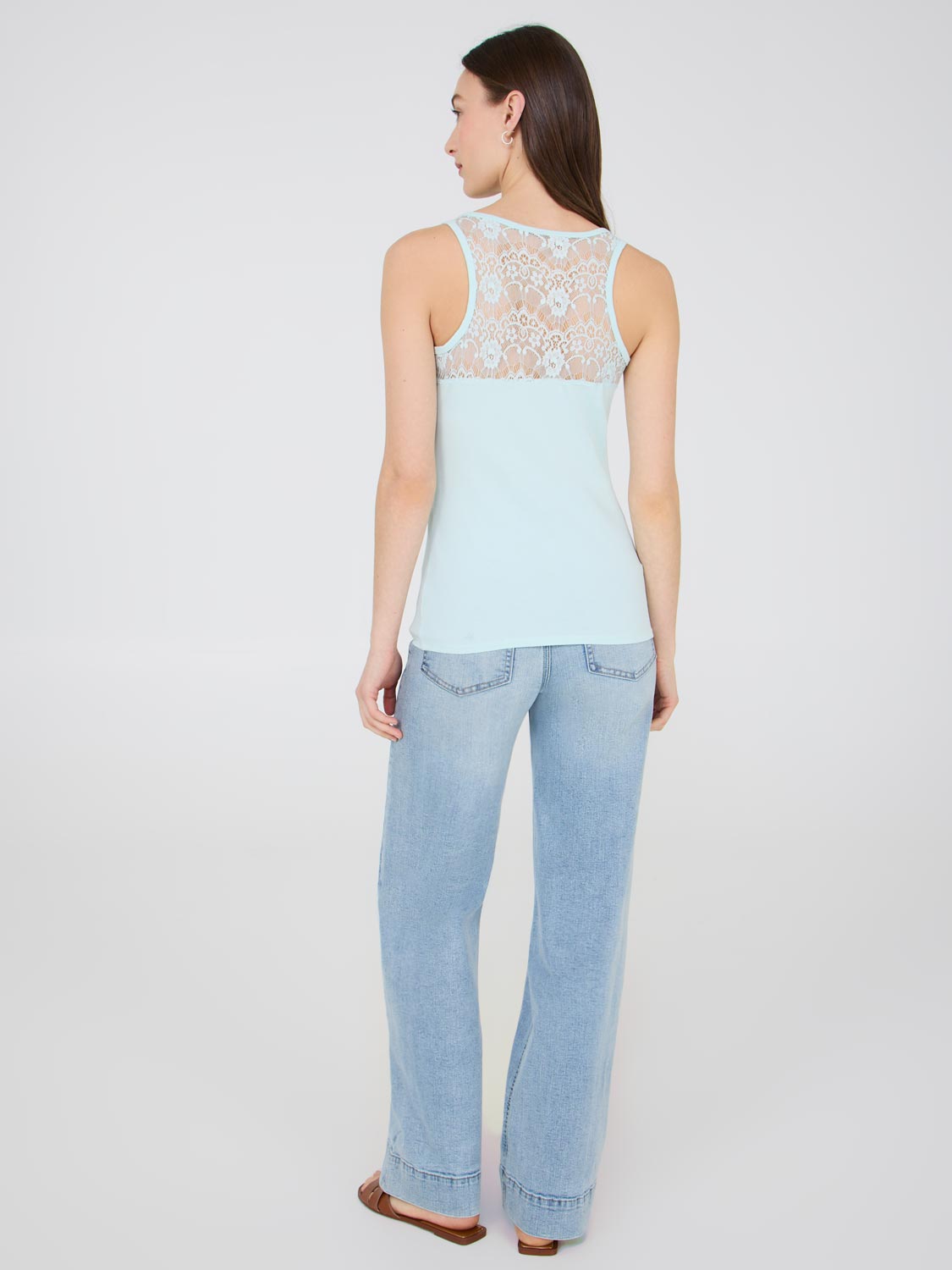 Sleeveless Lace Top