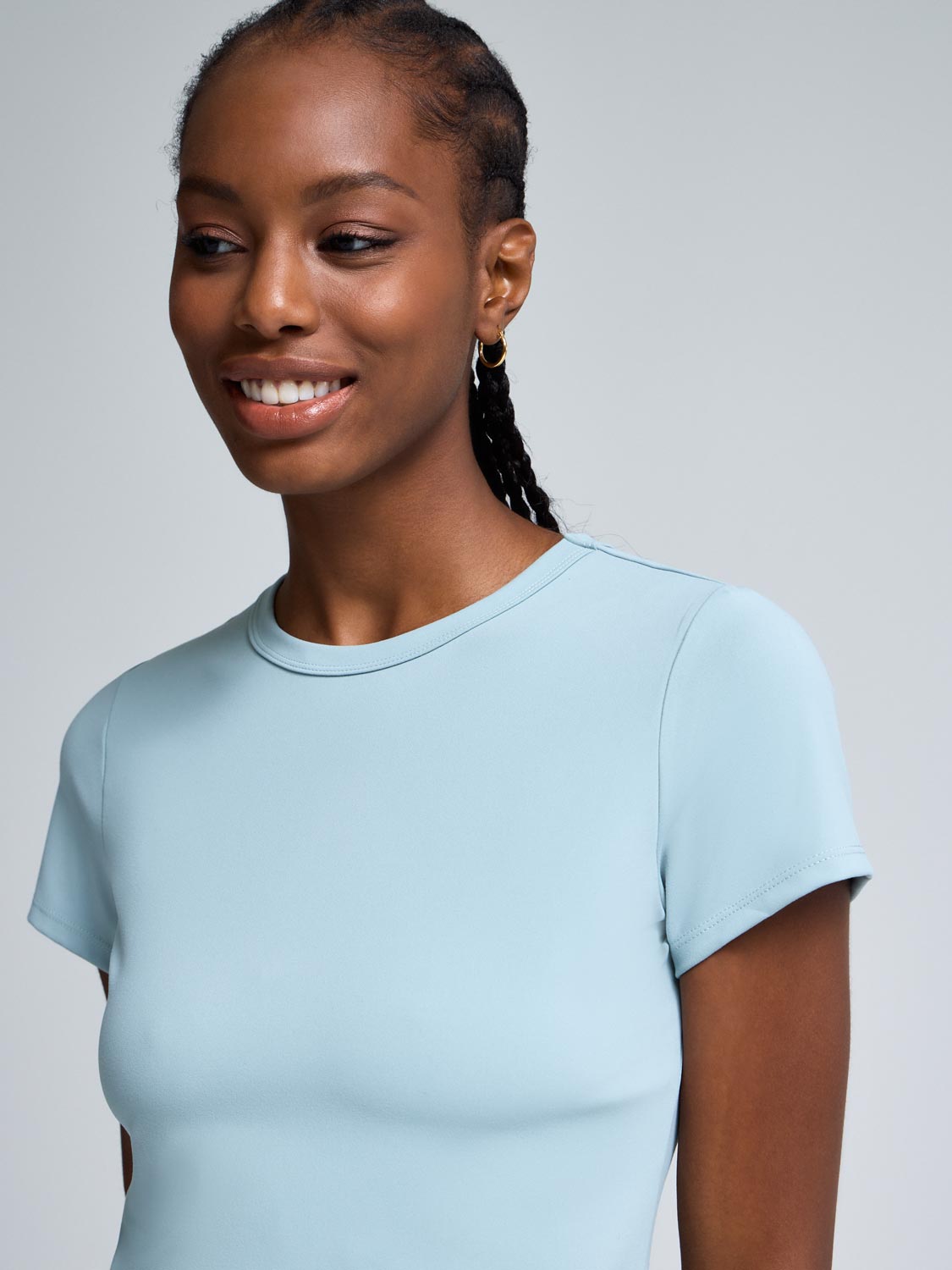 Brushed Cropped T-Shirt