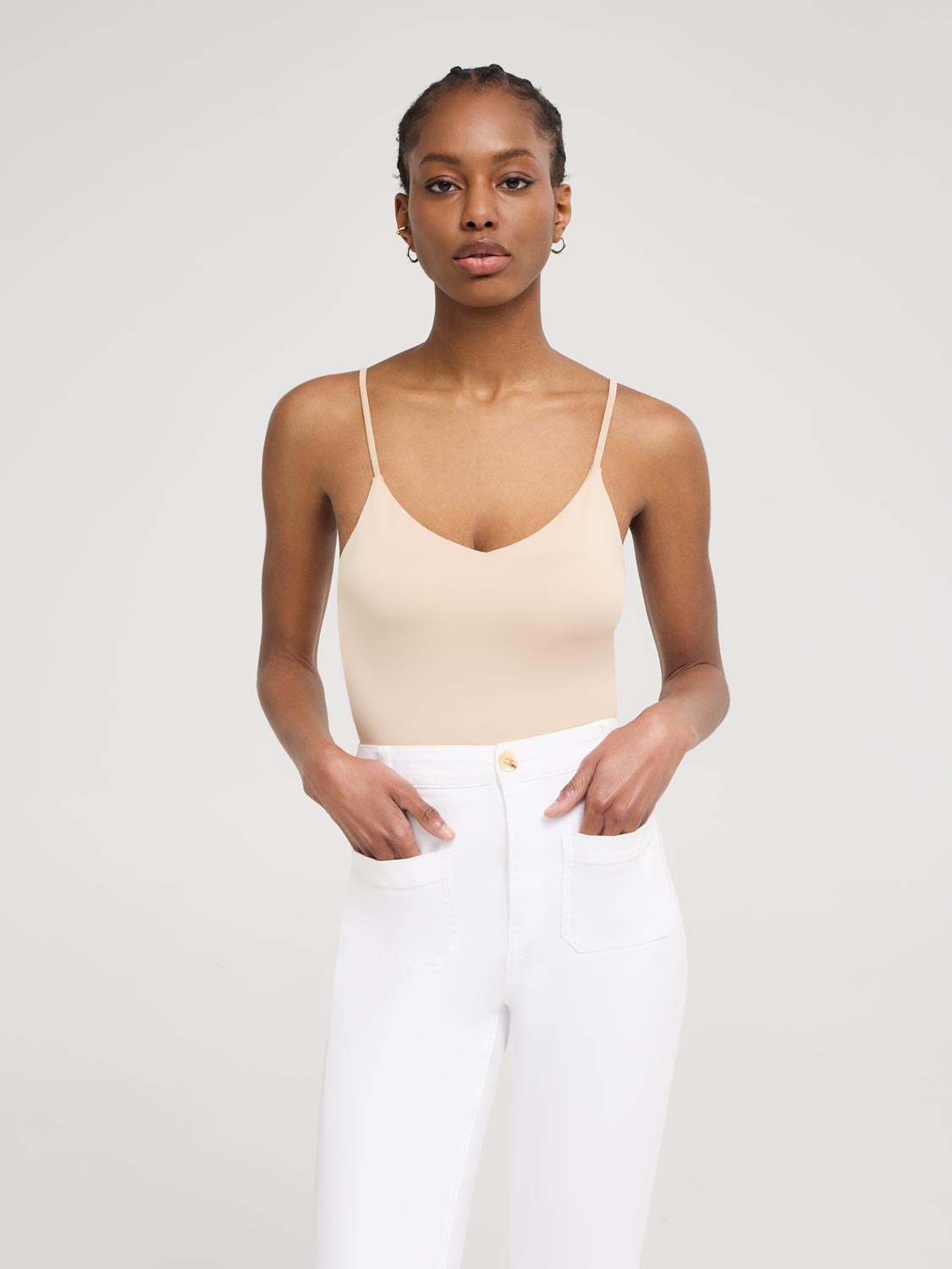 Double Layer V-Neck Tank Top