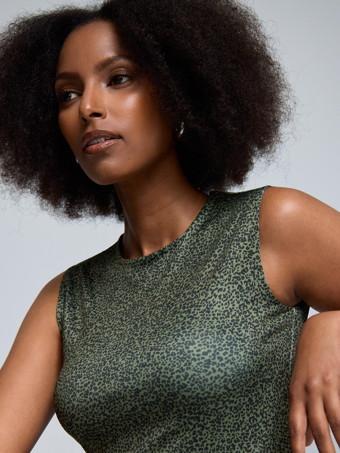 Double Layer Leopard Print Tank Top