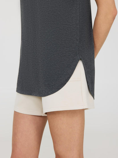 Melange Round Neck T-Shirt