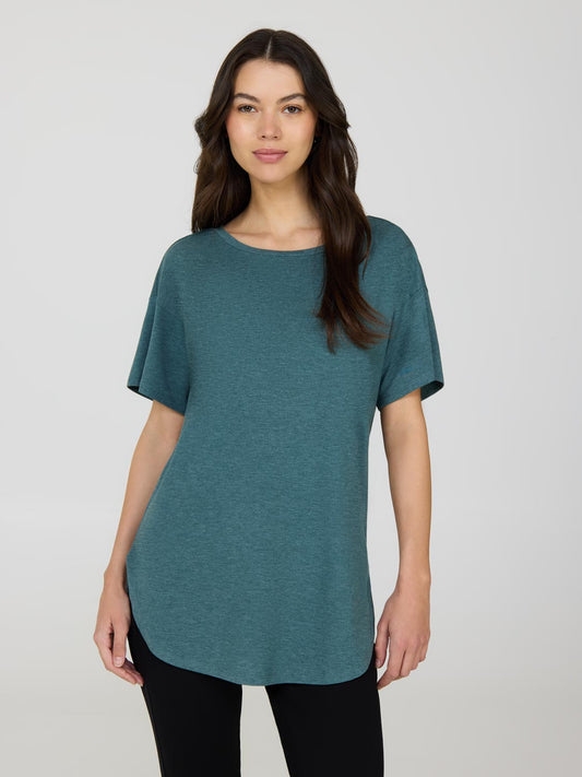 Melange Round Neck T-Shirt