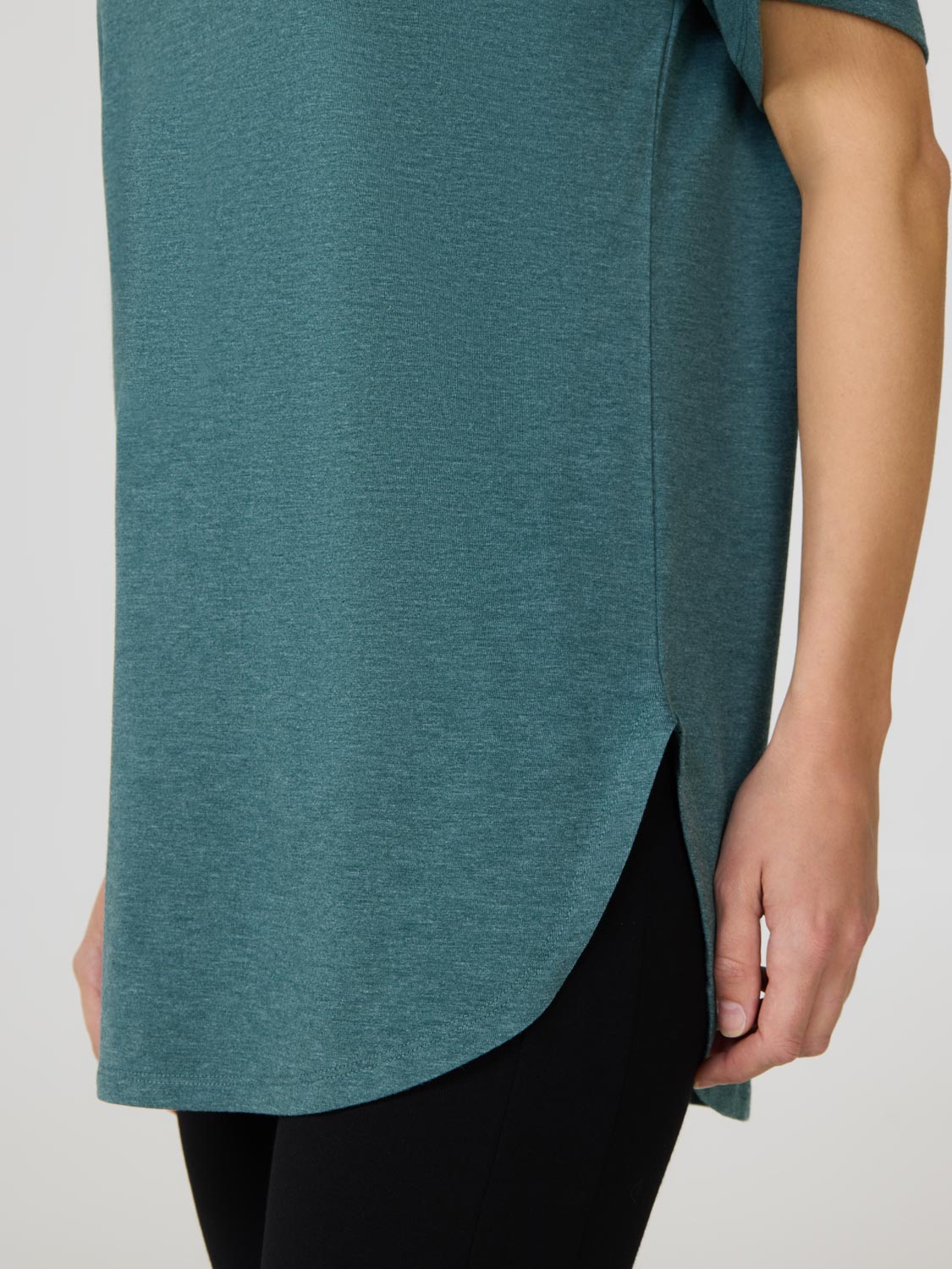 Melange Round Neck T-Shirt