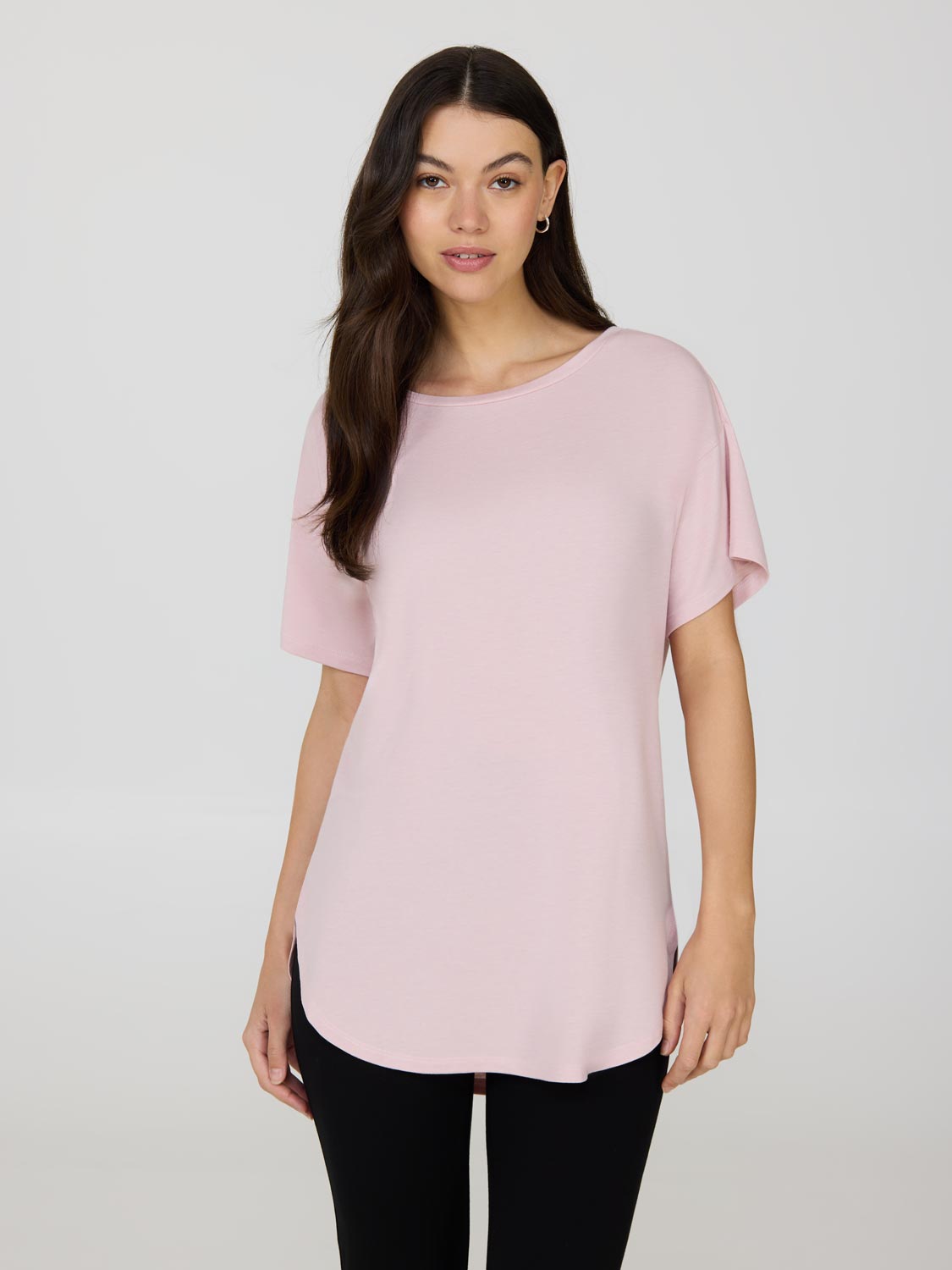 Melange Round Neck T-Shirt