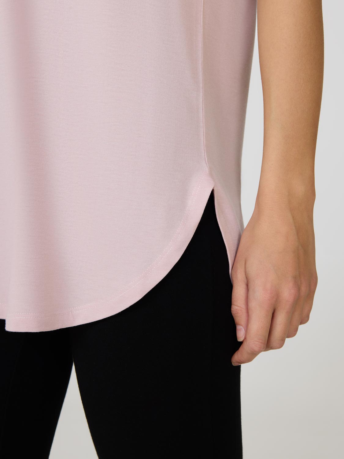 Melange Round Neck T-Shirt